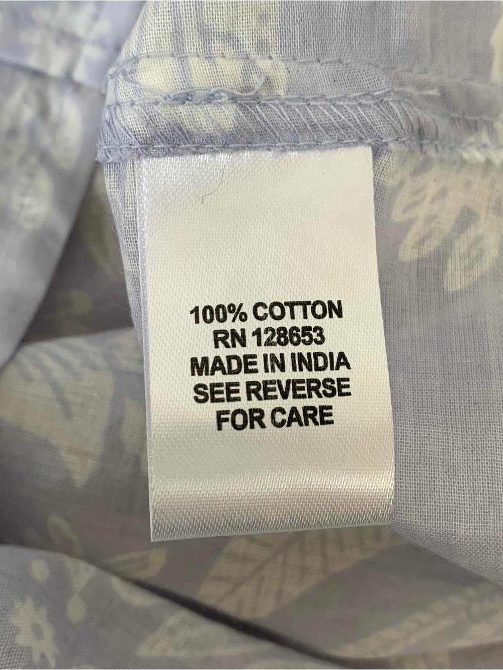 Calypso St. Barth Lavender Embroidered Cotton Button-Down Blouse Size Large NWT - Picture 5 of 6